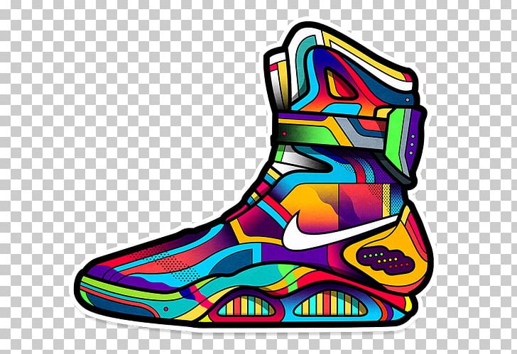 Illustration Nike Mag Shoe PNG, Clipart, Area, Athletic Shoe, Behance, Computer Icons, Creativity Free PNG Download