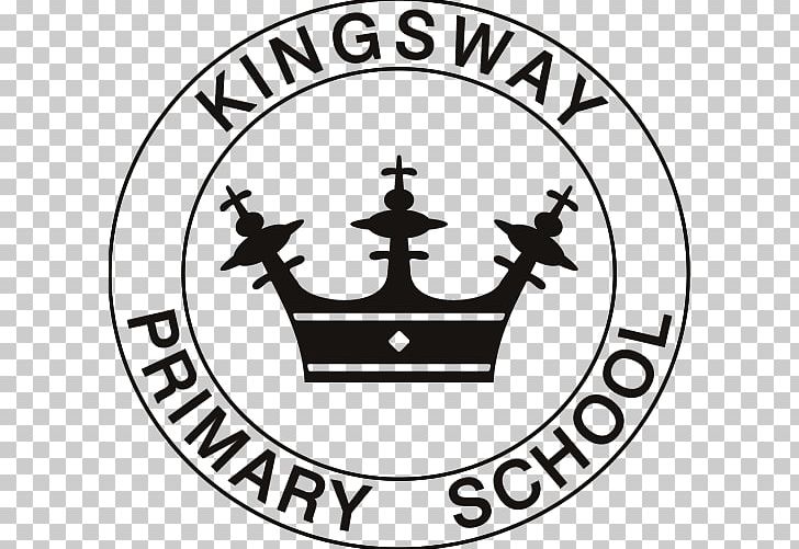 Logo The Kingsway School National Secondary School Middle School PNG, Clipart, Area, Black And White, Brand, Circle, Drawing Free PNG Download