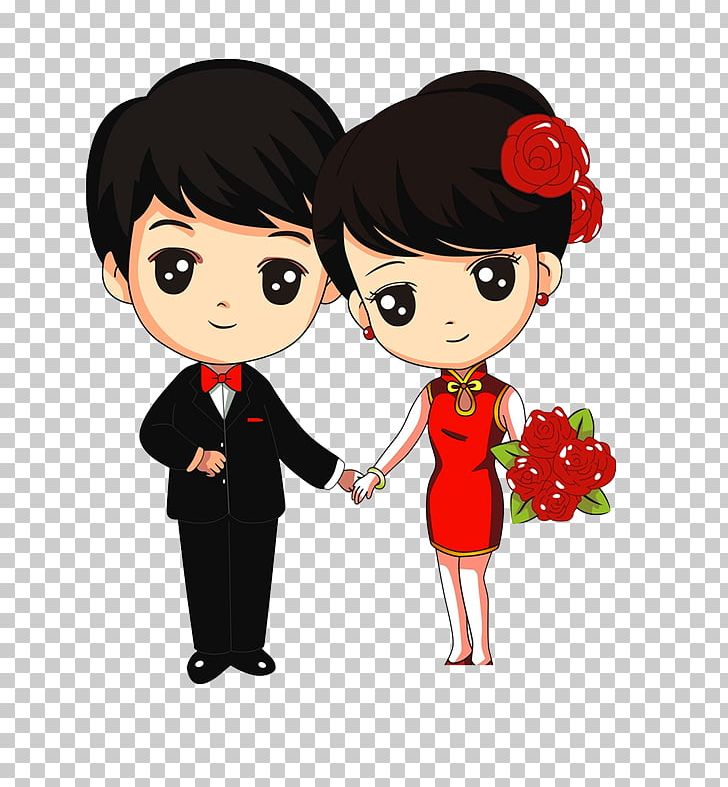 Marriage Song Cartoon PNG, Clipart, Black Hair, Boy, Child, Couple, Couples Free PNG Download