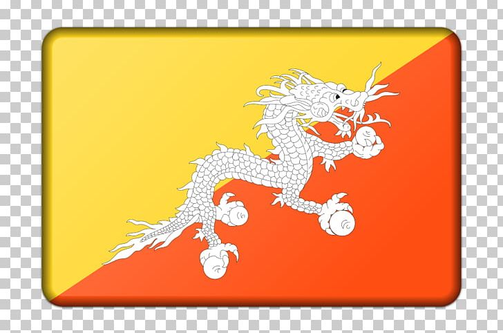 Flag Of Bhutan Druk Symbol PNG, Clipart, Bhutan, Computer Icons, Druk, Fictional Character, Flag Free PNG Download