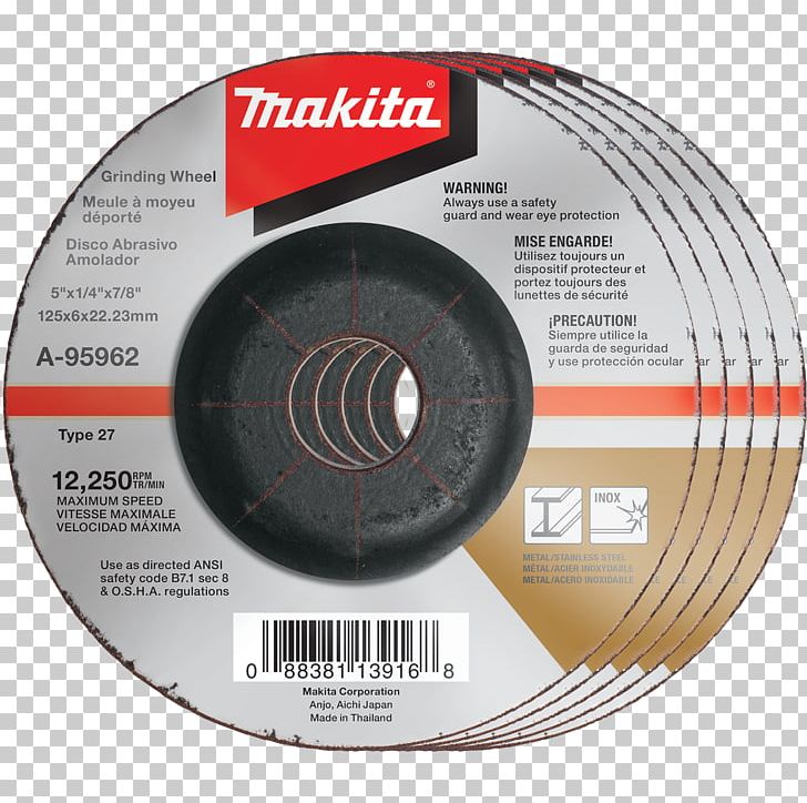 Grinding Wheel Makita Stainless Steel Angle Grinder PNG, Clipart, Angle Grinder, Compact Disc, Concrete Grinder, Cutting, Diamond Blade Free PNG Download