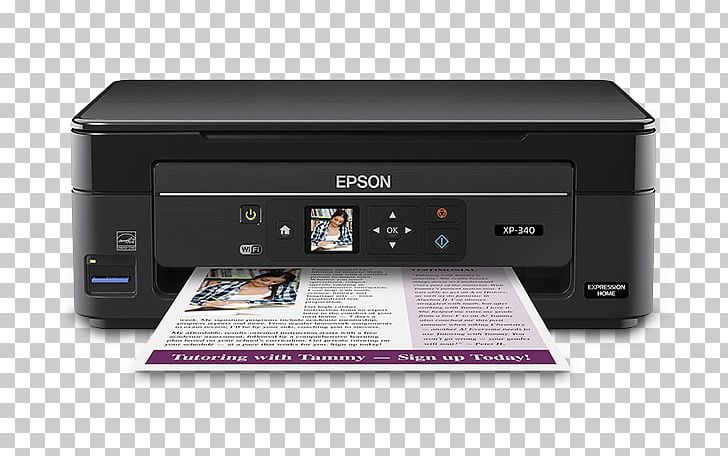 Epson Expression Home XP-340 Multi-function Printer Scanner PNG, Clipart, Device Driver, Electronic Device, Electronics, Epson, Image Scanner Free PNG Download