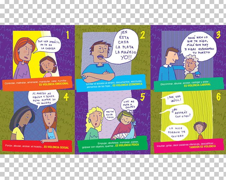 No A La Violencia! Tríptic Domestic Violence Brochure PNG, Clipart, Area, Behavior, Brochure, Cartoon, Child Free PNG Download