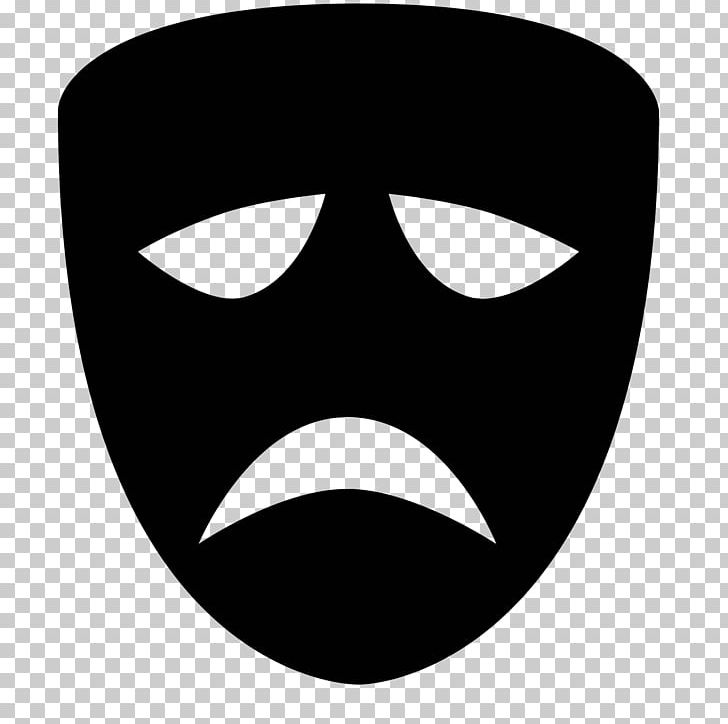Mask Tragedy Computer Icons Drama Theatre PNG, Clipart, Angle, Art, Black, Black And White, Carnival Free PNG Download