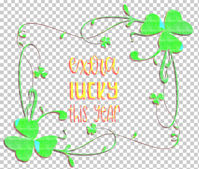 Saint Patrick Patricks Day Extra Lucky PNG, Clipart, Flower, Leaf, Line, Mathematics, Meter Free PNG Download