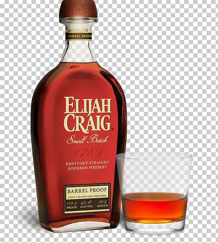 Bourbon Whiskey Distilled Beverage Elijah Craig Cask Strength PNG, Clipart, Alcohol By Volume, Alcoholic Beverage, Alcohol Proof, Barrel, Bottle Free PNG Download