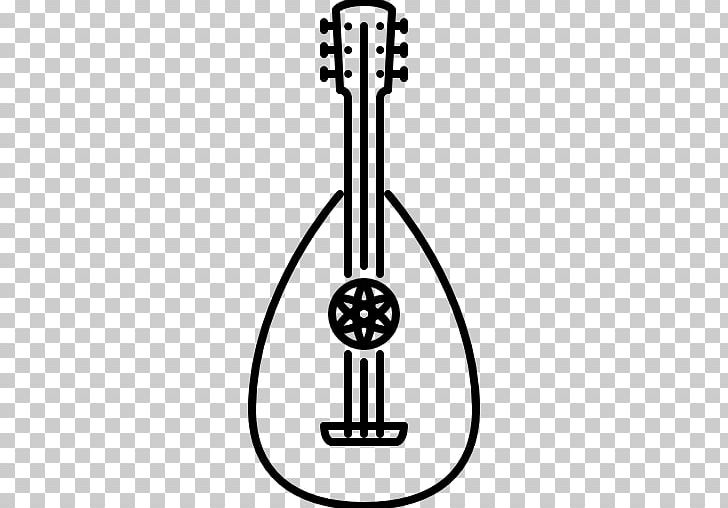 Lute Musical Instruments PNG, Clipart, Area, Banjo, Black And White, Computer Icons, Harp Free PNG Download
