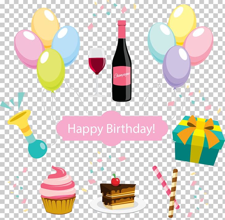 Painted Birthday Party PNG, Clipart, Anniversary, Balloon, Birthday Background, Birthday Cake, Birthday Card Free PNG Download