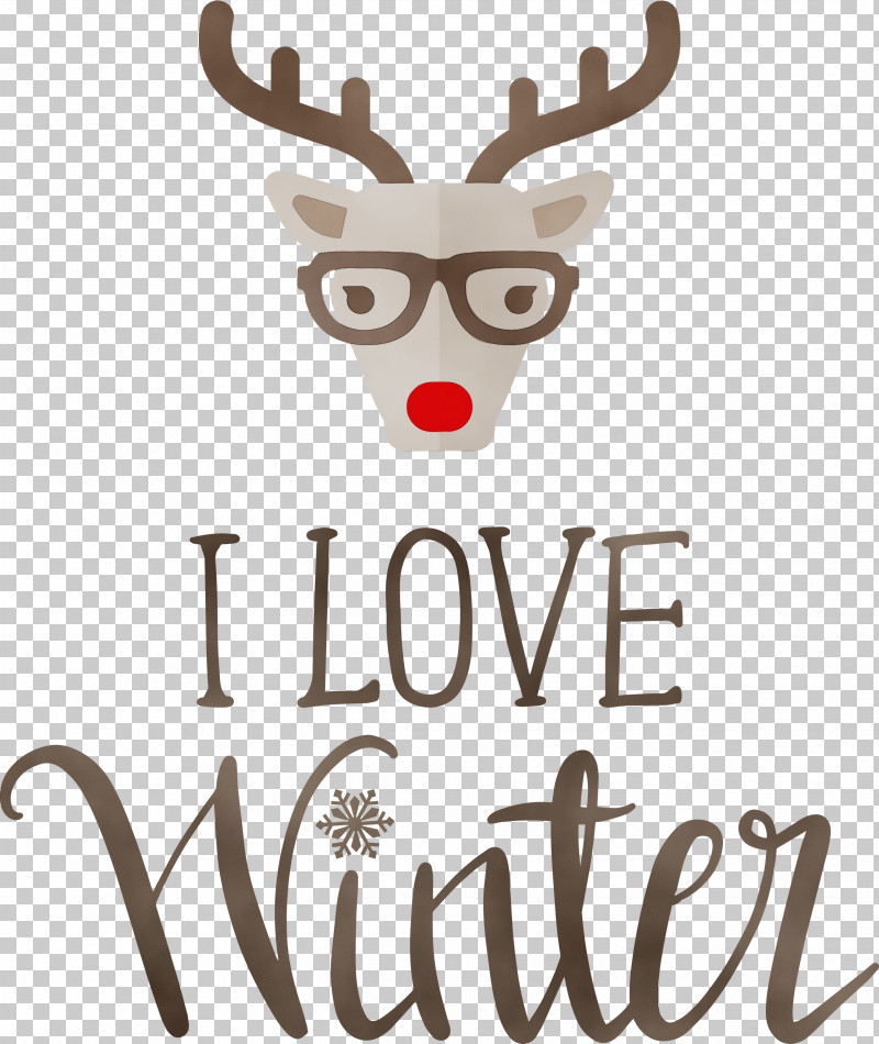 Reindeer PNG, Clipart, Antler, Biology, Deer, I Love Winter, Logo Free PNG Download