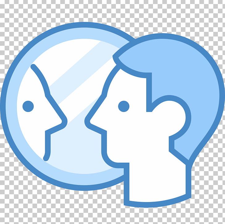Mirror Computer Icons Reflection Person PNG, Clipart, Area, Blue, Circle, Color, Communication Free PNG Download
