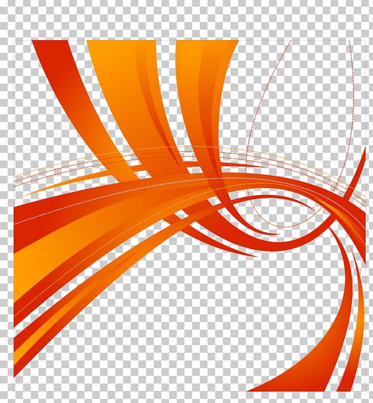 Orange Line Vecteur Computer File PNG, Clipart, Abstract Lines, Art, Brand, Circle, Color Free PNG Download