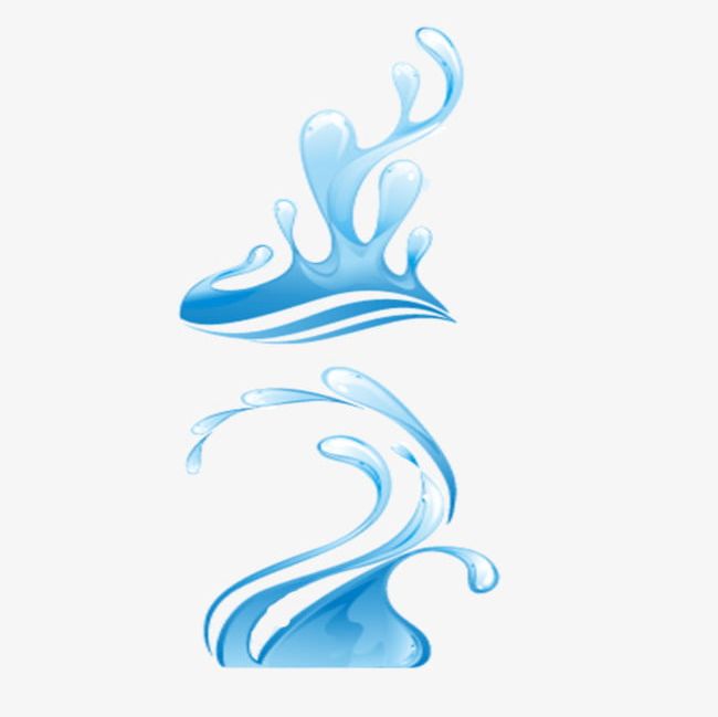Two Beams Of Water Sprayed PNG, Clipart, Beams Clipart, Blue, Clean, Dai, Drops Free PNG Download