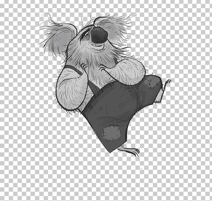 Koala Black And White Drawing Sketch PNG, Clipart, Animal, Animals, Animation, Art, Black Free PNG Download