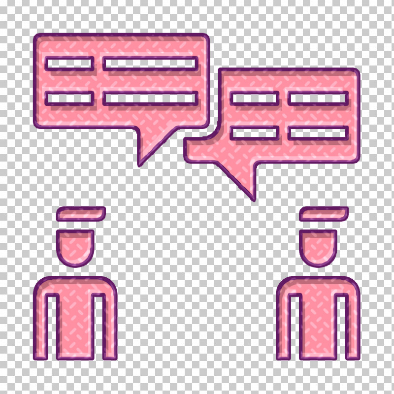 Advertising Icon Chat Icon Negotiating Icon PNG, Clipart, Advertising Icon, Chat Icon, Line, Negotiating Icon, Pink Free PNG Download