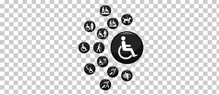 Disability Computer Icons Graphics PNG, Clipart, Accessibility, Auto Part, Black And White, Body Jewelry, Brand Free PNG Download