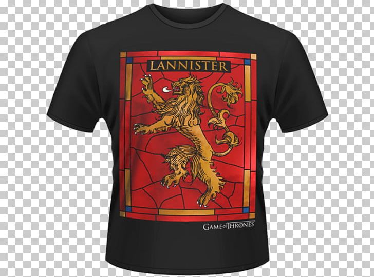 T-shirt Jaime Lannister Tyrion Lannister House Lannister Tywin Lannister PNG, Clipart, Active Shirt, Brand, Canvas, Clothing, Fictional Character Free PNG Download