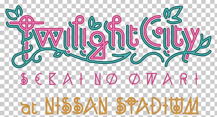 Twilight City Nissan Stadium SEKAI NO OWARI TOKYO FANTASY RAIN PNG, Clipart, Area, Brand, Calligraphy, Graphic Design, Label Free PNG Download