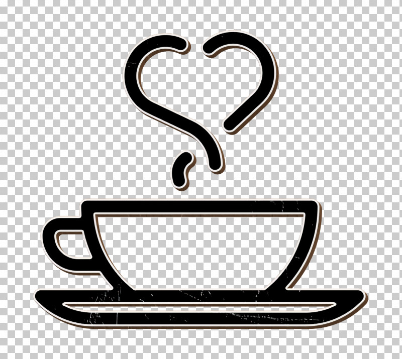 Saint Valentine Day Lineal Icon Cup Of Coffe With Heart Icon Food Icon PNG, Clipart, Cup, Food Icon, Heart, Symbol, Text Free PNG Download
