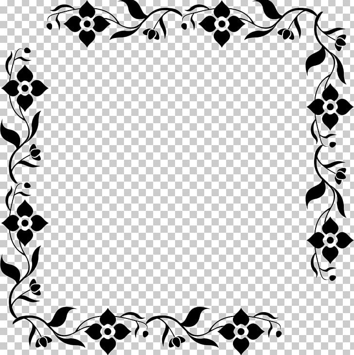 Desktop Flower PNG, Clipart, Black, Black And White, Black Border, Blog, Border Free PNG Download