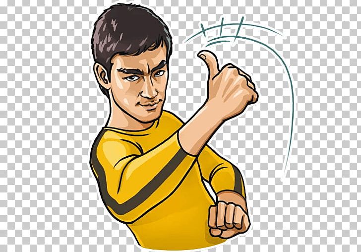 Bruce Lee Sticker Telegram Wall Decal Polyvinyl Chloride PNG, Clipart, Android, Arm, Boy, Bruce Lee, Cartoon Free PNG Download