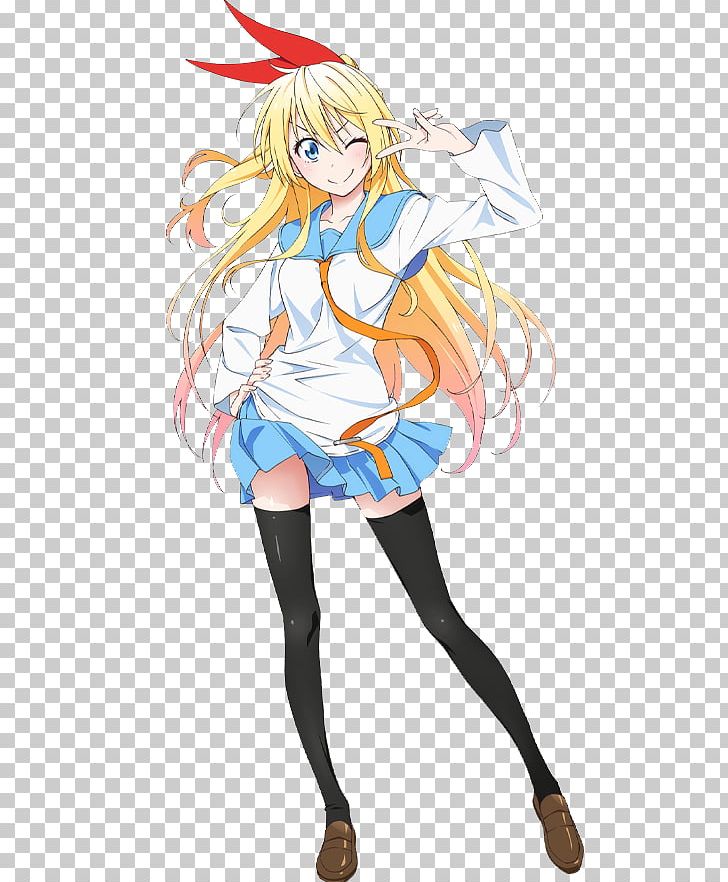 Nisekoi Cosplay Chitoge Kirisaki Costume Uniform PNG, Clipart, Anime, Art, Artwork, Brown Hair, Cartoon Free PNG Download