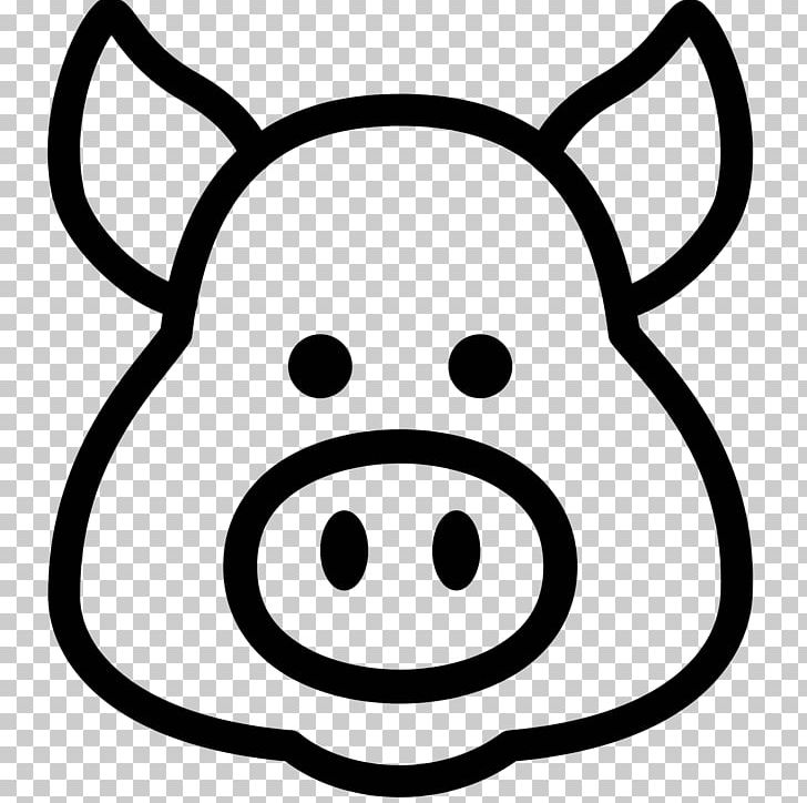 Domestic Pig Computer Icons Symbol PNG, Clipart, Animals, Black And White, Boar, Computer Icons, Domestic Pig Free PNG Download