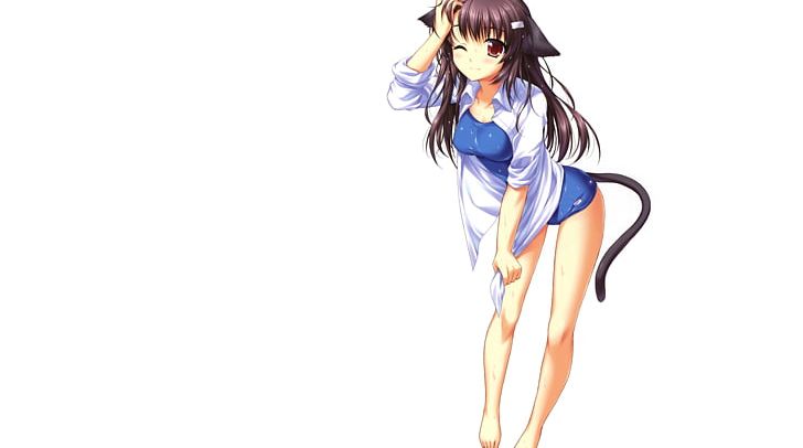 Nekopara Catgirl Kitten Anime PNG, Clipart, 1080p, Anime, Art, Black Cat, Brown Hair Free PNG Download