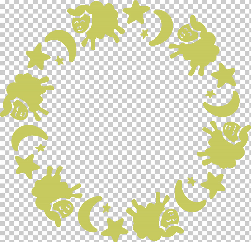 Yellow Leaf Circle PNG, Clipart, Circle, Floral Frame, Flower Frame, Leaf, Monogram Frame Free PNG Download