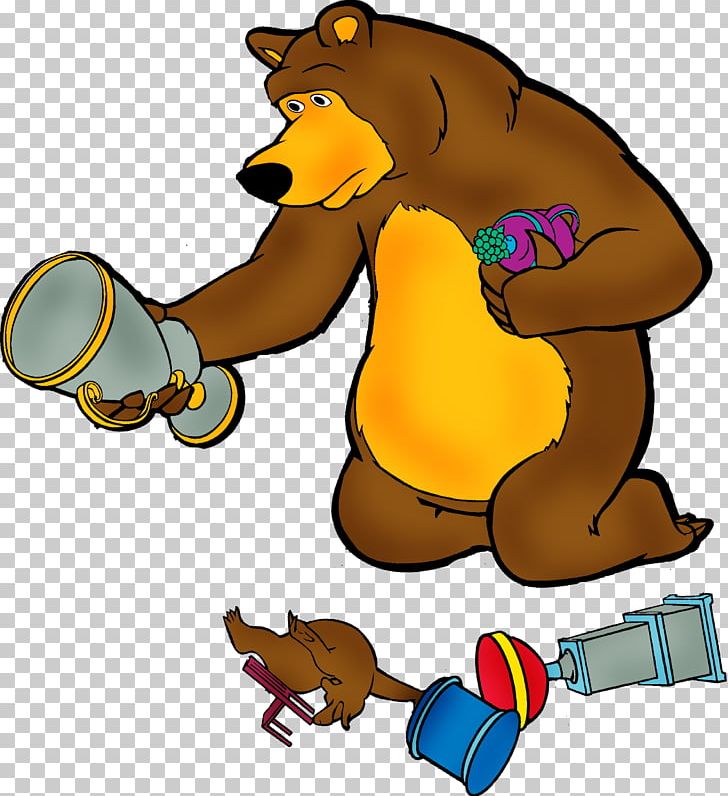 Brown Bear Animation PNG, Clipart, Animals, Beak, Bear, Bird, Brown Bear Free PNG Download