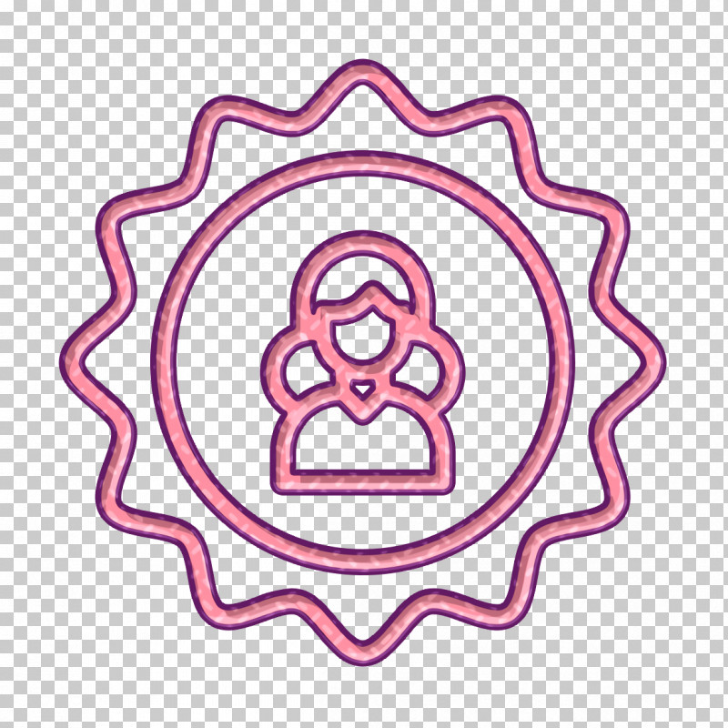 User Icon Management Icon Medal Icon PNG, Clipart, Circle, Management Icon, Medal Icon, Pink, Rectangle Free PNG Download