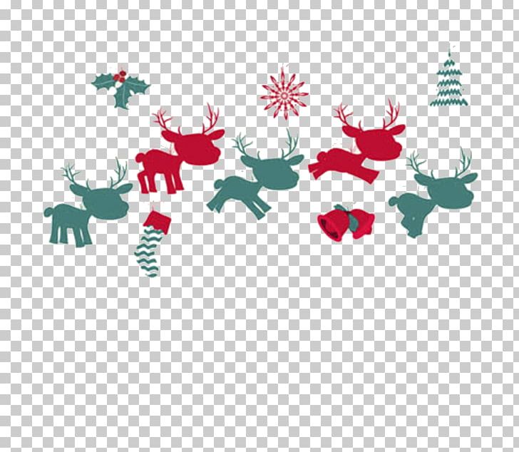 Christmas New Years Day Greeting Card PNG, Clipart, Animal, Animals, Chinese New Year, Christmas Decoration, Christmas Deer Free PNG Download