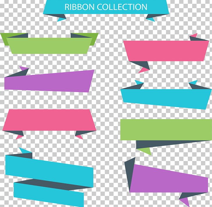 Paper Ribbon PNG, Clipart, Adobe Illustrator, Angle, Area, Color, Color Pencil Free PNG Download