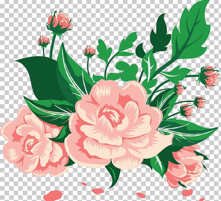 Retro Fresh Hand-painted Camellia PNG, Clipart, Clip Art, Design, Flower, Flower Arranging, Hand Free PNG Download