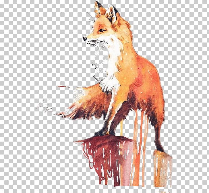 IPhone 7 Red Fox IPhone 5 Drawing Watercolor Painting PNG, Clipart, Art, Carnivoran, Color, Desktop Wallpaper, Deviantart Free PNG Download