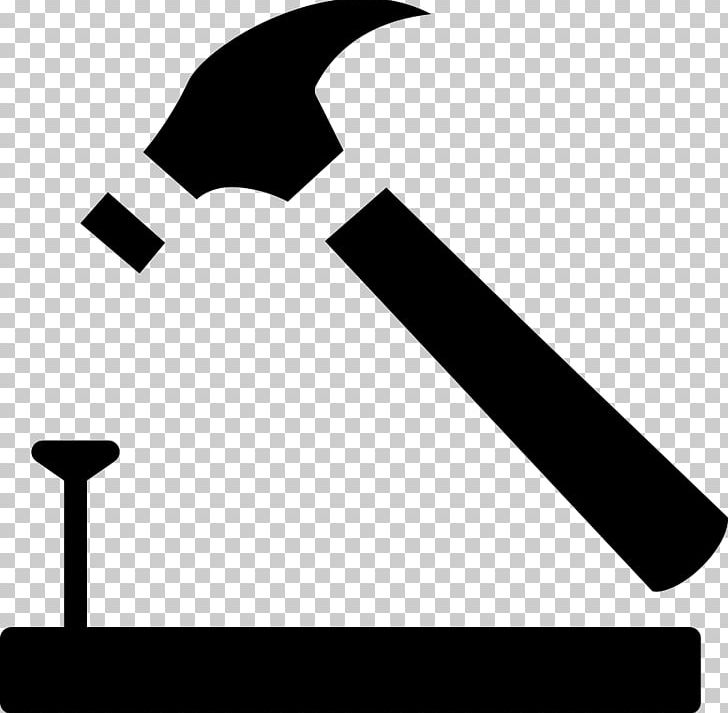 Hammer Computer Icons Tool PNG, Clipart, Angle, Ballpeen Hammer, Black, Black And White, Computer Icons Free PNG Download