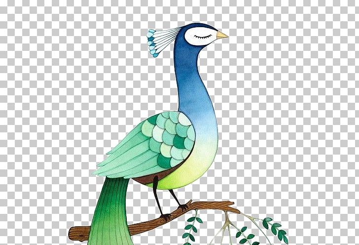 Watercolor Painting Peafowl Illustration PNG, Clipart, Animals, Arrogant, Art, Beak, Bird Free PNG Download