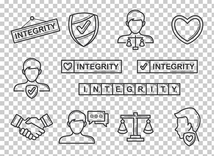 Computer Icons Integrity PNG, Clipart, Angle, Area, Art, Black And White, Brand Free PNG Download