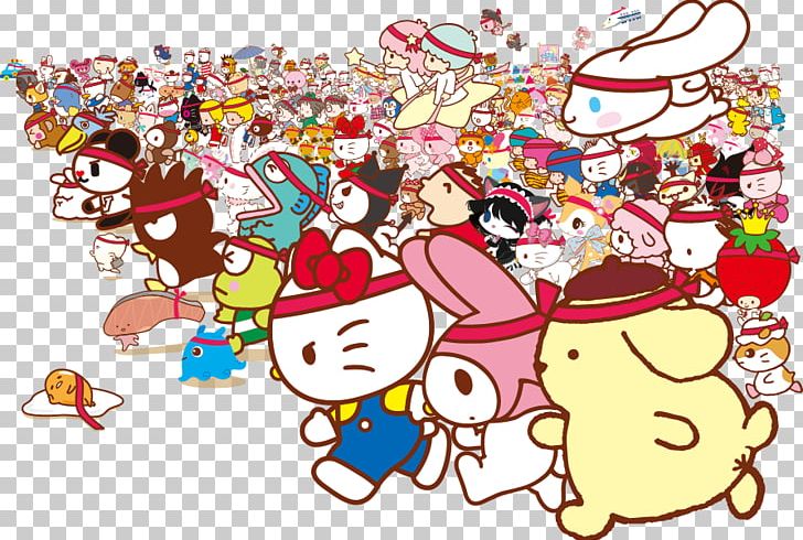 Hello Kitty Sanrio Puroland My Melody Purin PNG, Clipart, Adventures Of Hello Kitty Friends, Area, Art, Badtzmaru, Cartoon Free PNG Download