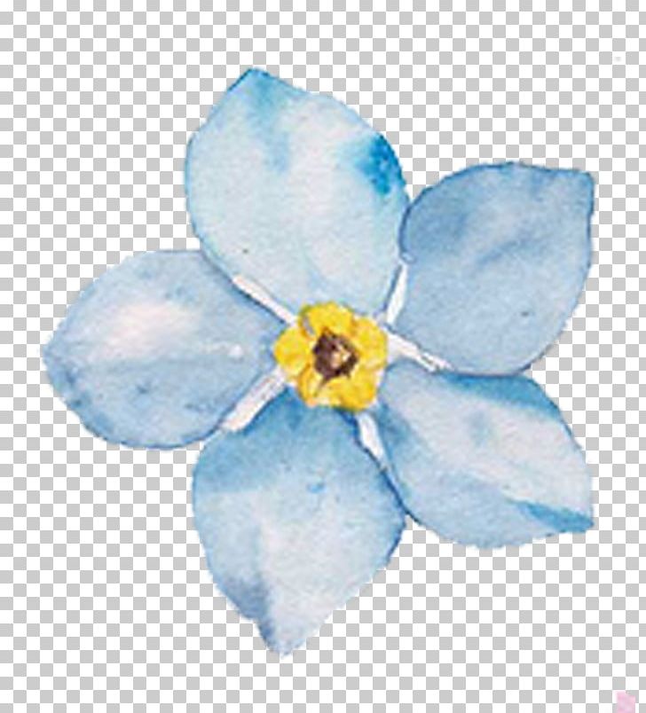 Watercolor Painting Common Hibiscus Blue Flower PNG, Clipart, Blue, Blue Vector, Color, Creat, Flower Free PNG Download