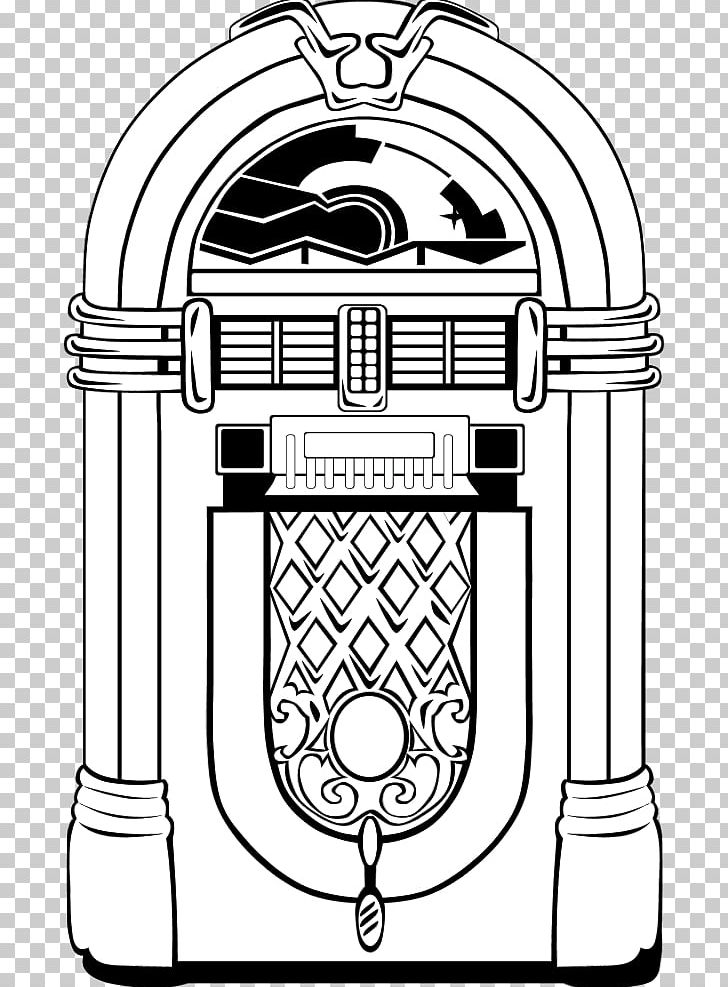 Jukebox 1950s PNG, Clipart, 1950s, Animation, Area, Black, Black And White Free PNG Download