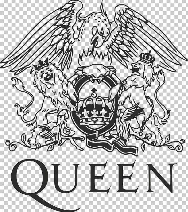 Queen Musical Ensemble Logo PNG, Clipart, Art, Artwork, Black, Black And White, Circle Free PNG Download