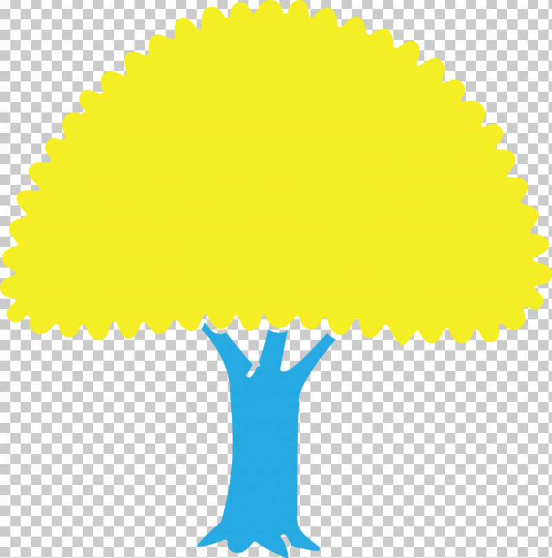Yellow Baking Cup PNG, Clipart, Abstract Tree, Baking Cup, Cartoon Tree, Tree Clipart, Yellow Free PNG Download