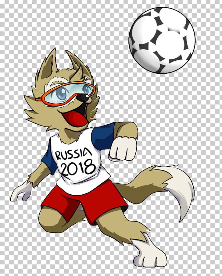 2018 World Cup Zabivaka FIFA World Cup Official Mascots PNG, Clipart, 2018 World Cup, Art, Ball, Cartoon, Fiction Free PNG Download