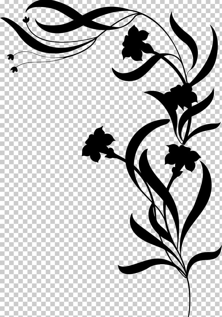 Floral Design Silhouette Art PNG, Clipart, Animals, Art, Artwork, Black, Black And White Free PNG Download