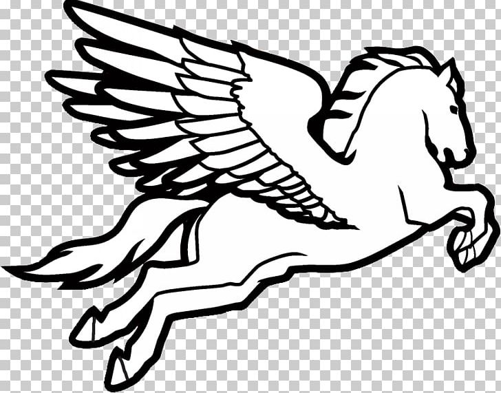 Horse Pegasus Drawing Visual Arts PNG, Clipart, Arts, Artwork, Beak, Black, Black And White Free PNG Download