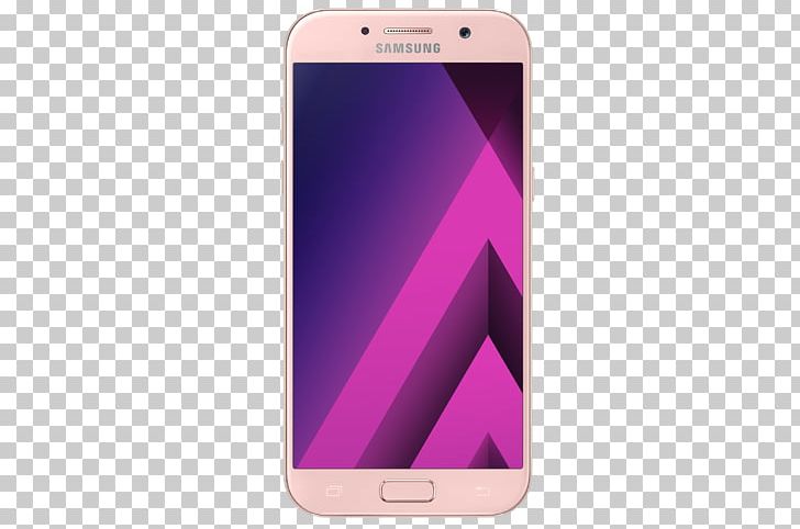 Samsung Galaxy A5 Samsung Galaxy A7 (2017) Android Telephone PNG, Clipart, Electronic Device, Gadget, Logos, Magenta, Mobile Phone Free PNG Download
