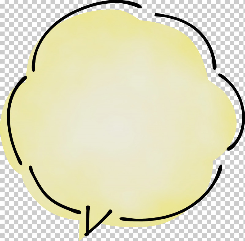 Yellow PNG, Clipart, Paint, Speech Balloon, Thought Bubble, Watercolor, Wet Ink Free PNG Download