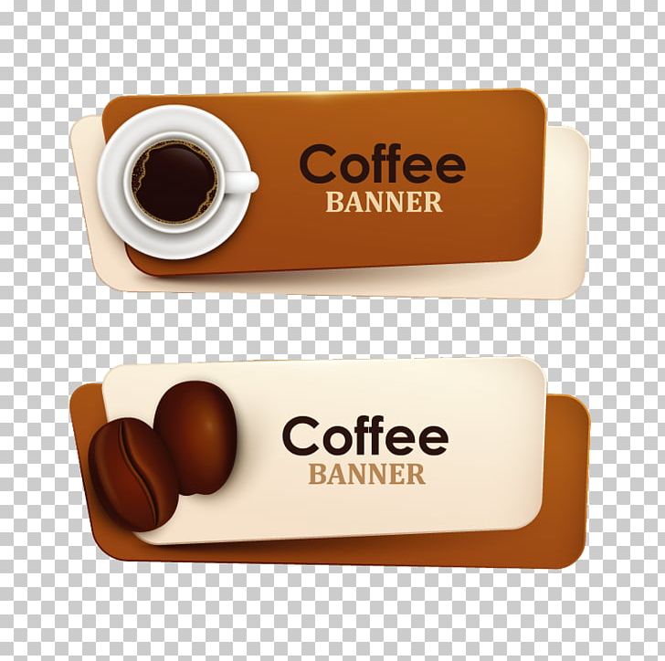 Coffee Cafe Banner Euclidean PNG, Clipart, Brand, Coffee Aroma, Coffee Bean, Coffee Beans, Coffee Cup Free PNG Download