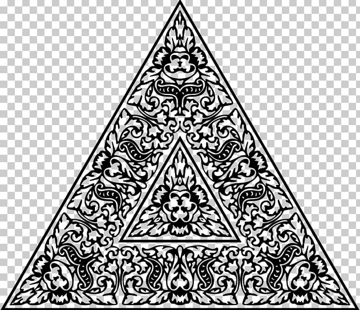 Triangle Visual Arts Drawing PNG, Clipart, Abstract Art, Area, Art, Black And White, Christmas Tree Free PNG Download