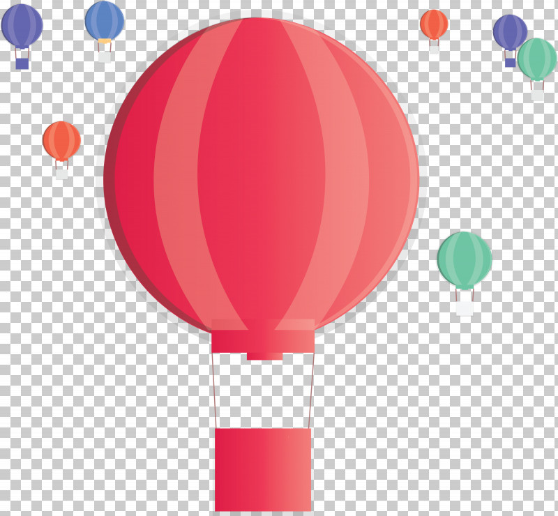 Hot Air Balloon Floating PNG, Clipart, Balloon, Floating, Hot Air Balloon, Magenta, Material Property Free PNG Download